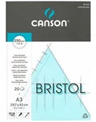 Notesy i bloczki - Canson Blok biurowy Bristol A3 250g 20 arkuszy bardzo gładki 200457121 - miniaturka - grafika 1