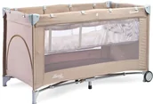 Łóżeczka i kojce - Caretero Basic Plus, Łóżeczko turystyczne, Beige - miniaturka - grafika 1