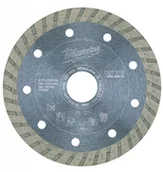 Materiały ścierne - MILWAUKEE osprzęt Tarcza diamentowa turbo DUT 115 x 22,2mm - miniaturka - grafika 1