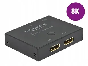 Delock 11478 konwerter plików video 7680 x 4320 piksele, DisplayPort switch - Przełączniki KVM - miniaturka - grafika 2