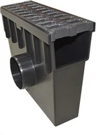 Odpływy liniowe - Odwodnienie liniowe studzienka z tworzywa TL kla.A15 (pokrywa tworzywo) h55 BIELBET - miniaturka - grafika 1