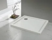 Brodziki prysznicowe - Sanplast Brodzik Bza/PR 75x90x3 biew bialy - miniaturka - grafika 1