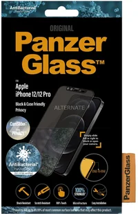 PanzerGlass Szkło hartowane Dual Privacy CamSlider, iPhone 12 / 12 Pro, przyciemniane 5711724127144 - Szkła hartowane na telefon - miniaturka - grafika 2