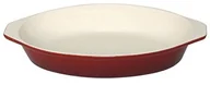 Naczynia żaroodporne - Vogue gh317 żeliwa owalny w dużym pieczonych sąd rejonowy, pojemność 650 ML, czerwony GH317 - miniaturka - grafika 1