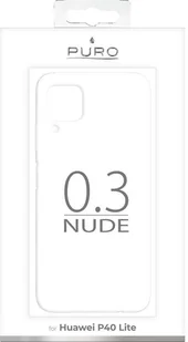 PURO 0.3 Nude etui na Huawei P40 LITE przezroczyste HWP40L03NUDETR - Etui i futerały do telefonów - miniaturka - grafika 3