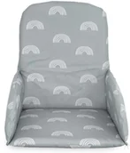 Krzesełka do karmienia - Jollein Poduszka na krzesełko do karmienia, tęcze, szara Smits Assen - miniaturka - grafika 1