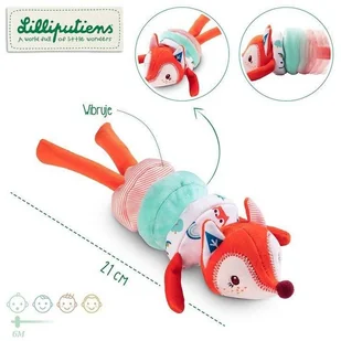 Lilliputiens LILLIPUTIENS Zawieszka wibrująca Lisiczka Alice 6 m+ solution-bc-6294-0 - Zabawki interaktywne dla dzieci - miniaturka - grafika 2