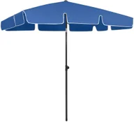 Parasole ogrodowe - VidaXL Parasol plażowy, lazurowy, 200x125 cm 314734 VidaXL - miniaturka - grafika 1