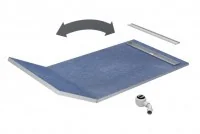 Schedpol Odpływ liniowy 130+50x80cm Base 10033OLPL - Odpływy liniowe - miniaturka - grafika 4