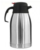 Wyposażenie lokali gastronomicznych - Tadar Termos konferencyjny stołowy dzbanek 2 l z przyciskiem czysty bez napisów TT2L - miniaturka - grafika 1