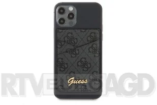 Guess Wallet Card Slot GUWMSSASLBK MagSafe Saffiano GUWMSSASLBK - Etui i futerały do telefonów - miniaturka - grafika 2