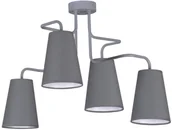 Lampy sufitowe - Kaja ALFRED OLSZEWSKI Żyrandol K-4620 z serii KENT GRAY - miniaturka - grafika 1