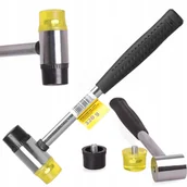 Młotki - MODECO Młotek Obuch Blacharski Plastik Guma Metalowy 320g - miniaturka - grafika 1