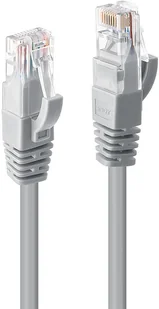 Lindy 48004 Kabel sieciowy skrętka) CAT6 U/UTP szary 3m LY-48004 - Kable miedziane - miniaturka - grafika 2