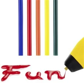 TROTEC Zestaw sztyftów topliwego kleju kolorowy, 50 sztuk ( 7 mm) - Kleje i inne preparaty budowlane - miniaturka - grafika 3