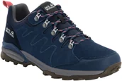 Buty trekkingowe damskie - Jack Wolfskin Buty hikingowe damskie REFUGIO TEXAPORE LOW W Dark Blue / Grey 4050821_1199 - miniaturka - grafika 1