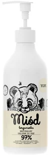 Yope Yope naturalny balsam do rąk Miód i Bergamotka 300ml - Kremy do twarzy - miniaturka - grafika 5