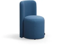 Pufy i podnóżki - AJ Produkty Puf VARIETY, oparcie, tkanina Pod CS, niebieski - miniaturka - grafika 1