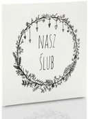 Pudełka i akcesoria na płyty CD - Obwoluta TS Nasz Ślub B&W (na płytę CD/DVD) - miniaturka - grafika 1