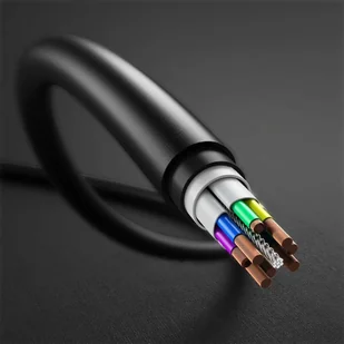 Choetech kabel przewód USB Typ C - USB Typ C 3A 0,5m czarny (CC0001) - Kable USB - miniaturka - grafika 3