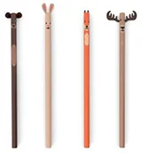 Ołówki - Kikkerland Woodland ołówki, 4 sztuki 4347 - miniaturka - grafika 1