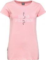 Koszulki i topy damskie - Horsefeathers t-shirt damski SNAKIE TOP Candy Pink - miniaturka - grafika 1