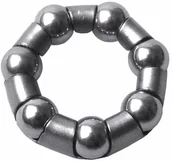 Piasty rowerowe - Mzm Martela Koszyk kulek piasty tyl mały zabierak 130037 - miniaturka - grafika 1