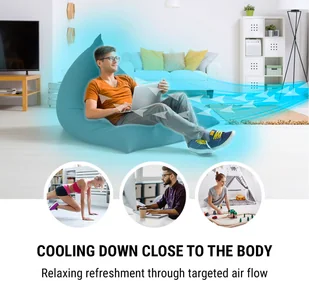 OneConcept OneConcept Arctic Cube, klimatyzator 4 w 1, 40W, 230 m/h, 2 wkłady chłodzące ACO14-ArcticCubeW - Klimatory - miniaturka - grafika 3