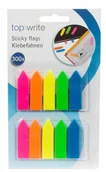 Pozostałe wyposażenie warsztatu - Topwrite Zakładki indeksujące karteczki samoprzylepne Strzałki 300szt - miniaturka - grafika 1