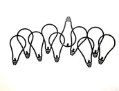 Wieszaki i stojaki - DECOlicious.pl Wieszak ścienny BULBS DECO45 - miniaturka - grafika 1