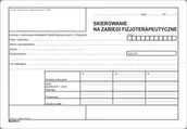 Druki akcydensowe - Firma krajewski Skierowanie za zabiegi fizjoterapeutyczne [Mz/Nfz-8] Mz/Nfz-8 - miniaturka - grafika 1