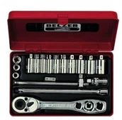 Inne - Bahco zestaw narzędzi na zimno technik 1/4", metryczne, 19-częściowy - miniaturka - grafika 1