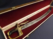 Repliki - broń - Płatnerze hiszpańscy REPLIKA SZABLA POLSKA z 1750r Z GRAWEREM W PUDEŁKU NR 1750 G+P03 1750 G+P03 - miniaturka - grafika 1