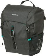 Sakwy rowerowe - Basil Discovery 365D Single Pannier Bag M 9l, black melee 2021 Sakwy 18043 - miniaturka - grafika 1
