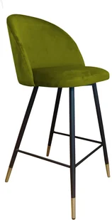 atosmeble.pl Hoker Colin bl 75 noga czarna / złota - Krzesła - miniaturka - grafika 2