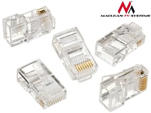 Maclean Wtyk RJ45 8P8C 5e linka MCTV-663 kpl MCTV-663 - Kable komputerowe i do monitorów - miniaturka - grafika 3