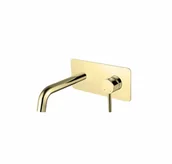 Baterie podtynkowe - Besco PMD Besco Illusion Bateria umywalkowa podtynkowa złota BU-IS-ZŁ - miniaturka - grafika 1