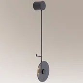 Lampy ścienne - Shilo kinkiet LED Furano 4,5W 430lm) 3000K czarny 7820 - miniaturka - grafika 1