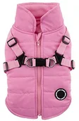 Ubranka dla psów - Puppia puppia papd-vt1366 Mountaineer II, Pink, L - miniaturka - grafika 1
