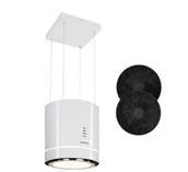 Okapy kuchenne - Klarstein Tron Ambience 38 Biały (CGCH2-TronAmbience-W) - miniaturka - grafika 1