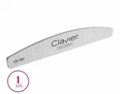 Akcesoria do paznokci - Clavier CLAVIER PILNIK DO PAZNOKCI, MANICURE ZEBRA ŁÓDKA (1SZT) -100/180 - miniaturka - grafika 1