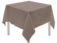 Obrusy i serwetki - Soleil d'ocre Soleil D 'ocre 814234 Alicja obrus odporna na brud, kwadratowa, poliester Mokka 180x180 cm 814234 - miniaturka - grafika 1