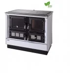 Kuchnie węglowe - MORAVIA - Kuchnia 9112 Klaudie biały chrom - miniaturka - grafika 1