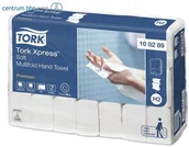 Ściereczki, gąbki, czyściki - Tork XPRESS MIĘKKI RĘCZNIK MULTIFOLD, 3 PANELOWY (W SKŁADCE WIELOPANELOWEJ) ART. 100289, H2, 2; BIAŁY 100289 - miniaturka - grafika 1