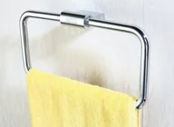 Wieszaki łazienkowe - Art Platino Art Platino Doreo wieszak prostokątny chrom DOR-97041 - miniaturka - grafika 1