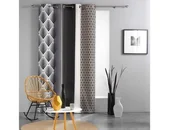 Zasłony - Douceur ZASŁONA SCANDINAVIA - Galileo CZARNA 140x260 3574386080194 - miniaturka - grafika 1