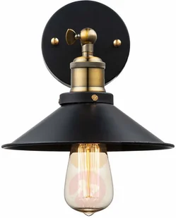 Globo Lighting Kinkiet LAMPA ścienna LENIUS 15053W industrialna OPRAWA metalowa czarna - Lampy ścienne - miniaturka - grafika 2