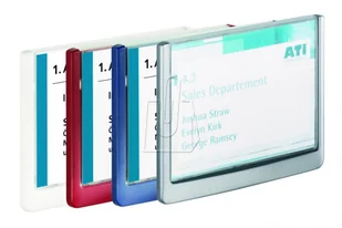 Durable Tabliczka informacyjna Click Sign Durable 149mm x 105,5mm granatowa 486107 - Numery na dom - miniaturka - grafika 3