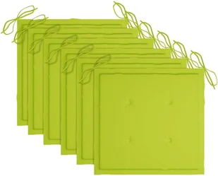 vidaXL Krzesła ogrodowe z poduszkami, 6 szt., lite drewno akacjowe! 3078358 - Fotele i krzesła ogrodowe - miniaturka - grafika 4