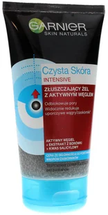 Garnier Czysta Skóra Aktywny Węgiel, żel peelingujący, 150 ml - Żele do mycia twarzy - miniaturka - grafika 3